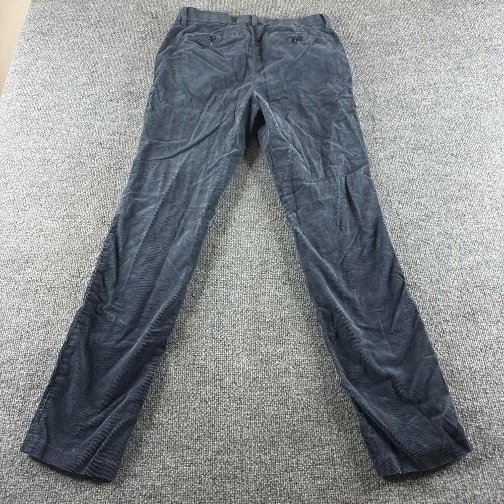 Banana Republic Pants Mens 30x32 Blue Traveler Corduroy Slim Chino Flat Front